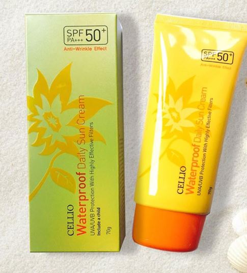 Kem chống nắng chống nước Cellio Waterproof Daily Sun Cream SPF50 PA+++
