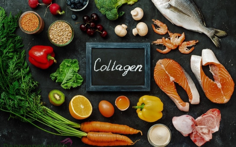 Nên bổ sung thực phẩm giàu collagen