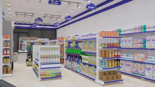 Trưng bày sản phẩm theo chủng loại, công dụng, tính thiết yếu để khách hàng dễ mua sắm tại siêu thị